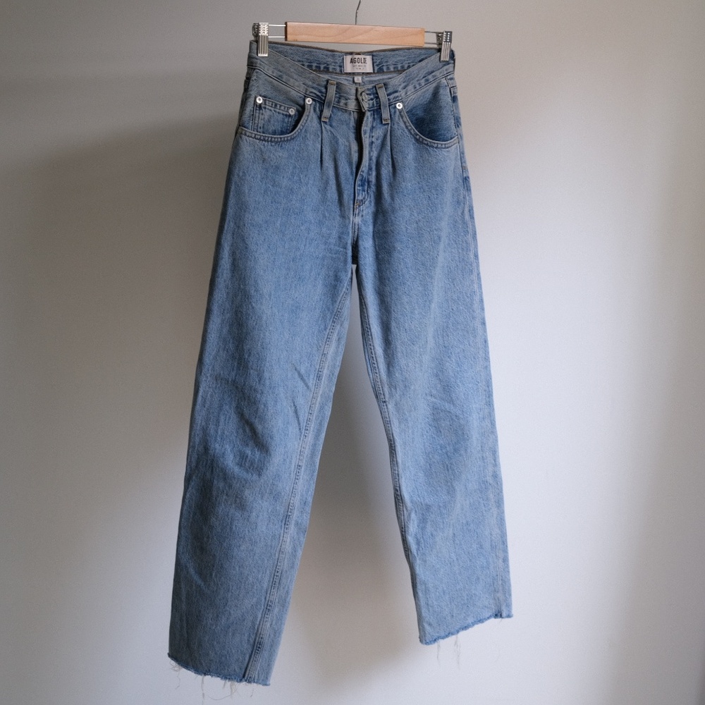 AGOLDE pleated jeans